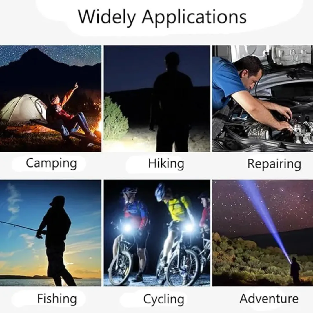 High-Power Rechargeable LED Flashlight with Power Bank Function image 7