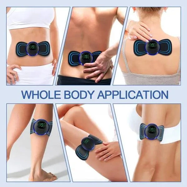 Rechargeable Electric Full Body Butterfly Massager Patch for Pain Relief image 3