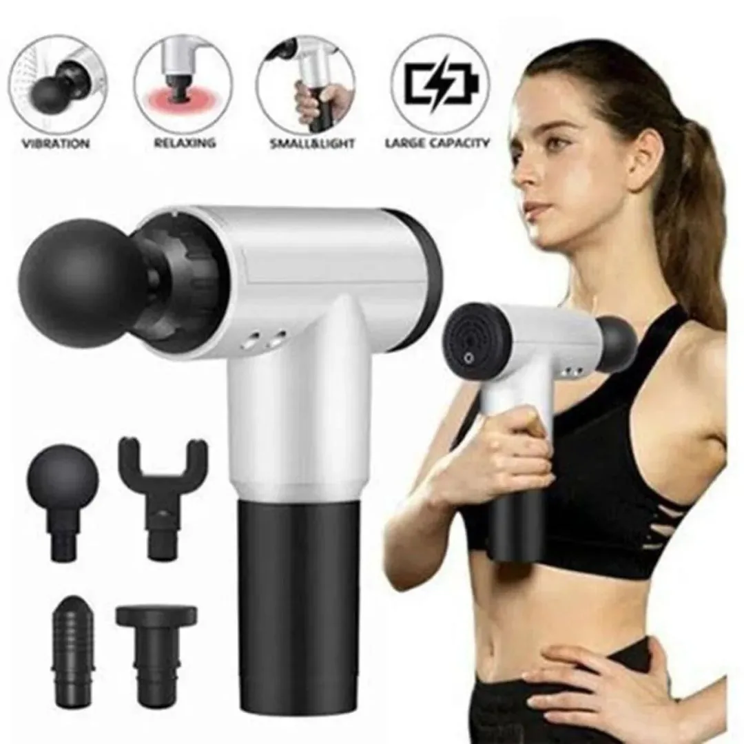 Handheld Deep Tissue Massage Gun for Neck, Back, Shoulder & Full Body Pain Relief