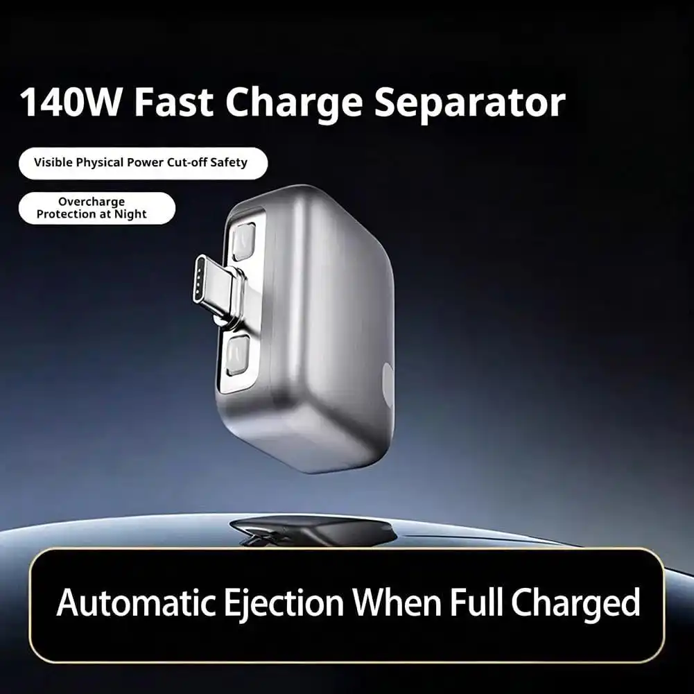 Auto Disconnect Charging Adapter Smart Auto Stop Charging Adapter Physical Power Breaker Intelligent Power Cut-Off Protector