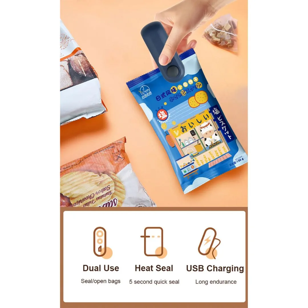 2-in-1 Mini Portable Bag Sealer & Cutter (Rechargeable) image 8