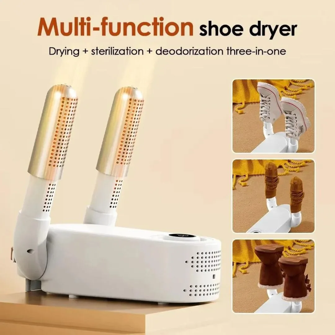 Smart Electric Shoe Dryer & Deodorizer | 3-in-1 Portable Foldable Boot Heater with Digital Display & Timer image 5