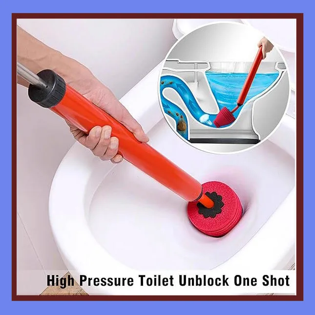 High Pressure Air Drain Plunger Gun - Heavy Duty Powerful Air Suction Toilet Unblocker & Dredge Pump for Bathroom Toilet, Kitchen Sink, Washbasin & Floor Drains image 5