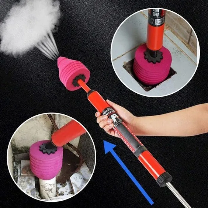 High Pressure Air Drain Plunger Gun - Heavy Duty Powerful Air Suction Toilet Unblocker & Dredge Pump for Bathroom Toilet, Kitchen Sink, Washbasin & Floor Drains image 3