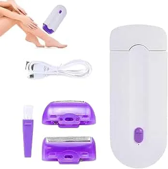 Yes Finishing Touch Instant & Pain Free Rechargeable Hair Remover - Sensa-Light Hair Trimmer & Shaver for Face, Body, Arms, Legs & Bikini Line