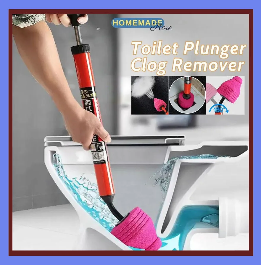 High Pressure Air Drain Plunger Gun - Heavy Duty Powerful Air Suction Toilet Unblocker & Dredge Pump for Bathroom Toilet, Kitchen Sink, Washbasin & Floor Drains image 2